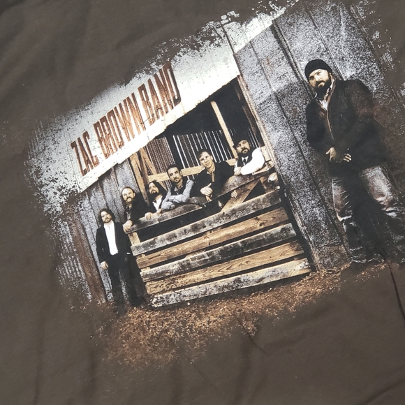 Zack Brown Band Short Sleeve Graphic Tour T Shirt - Picture 3 of 4